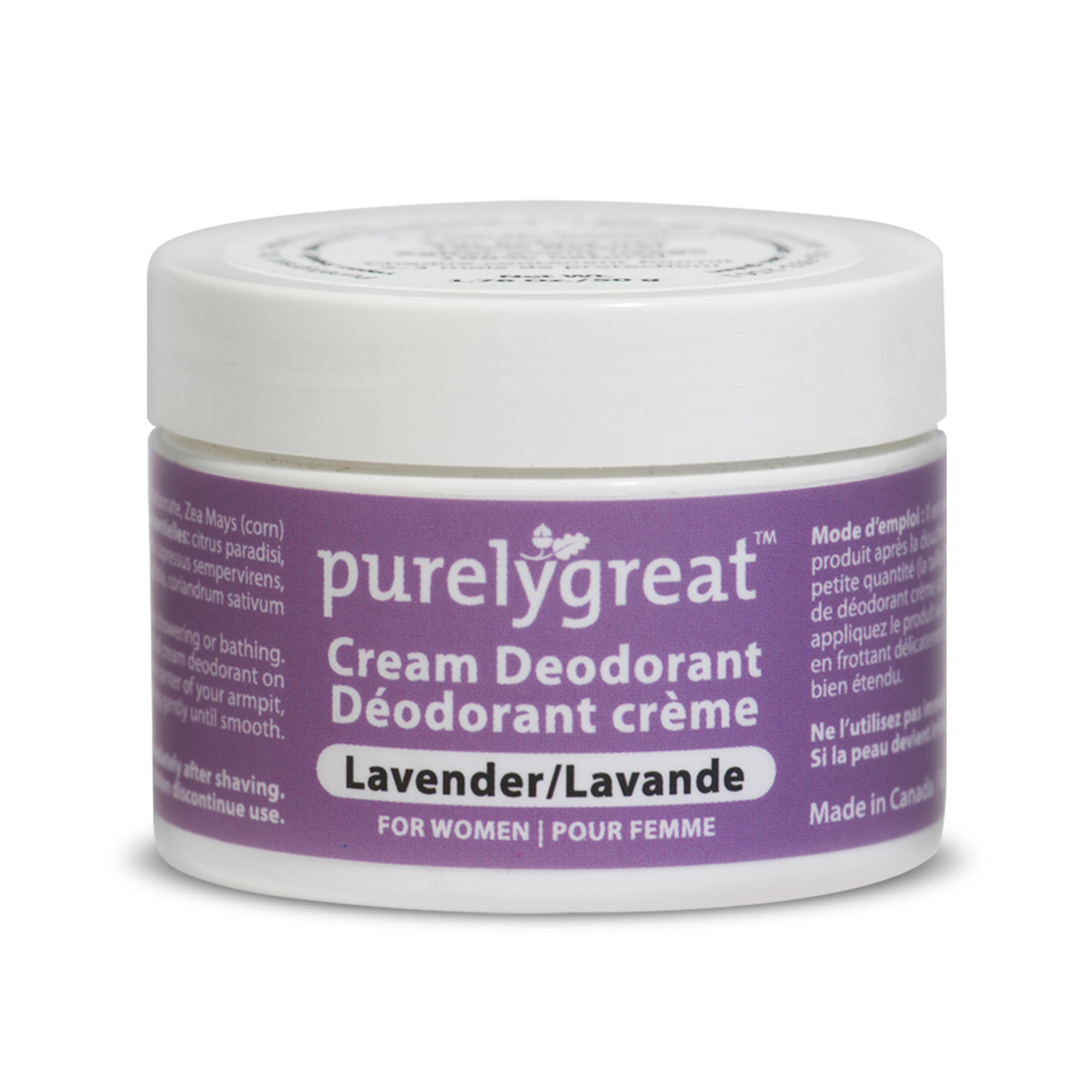 Lavender Cream Deodorant for Women