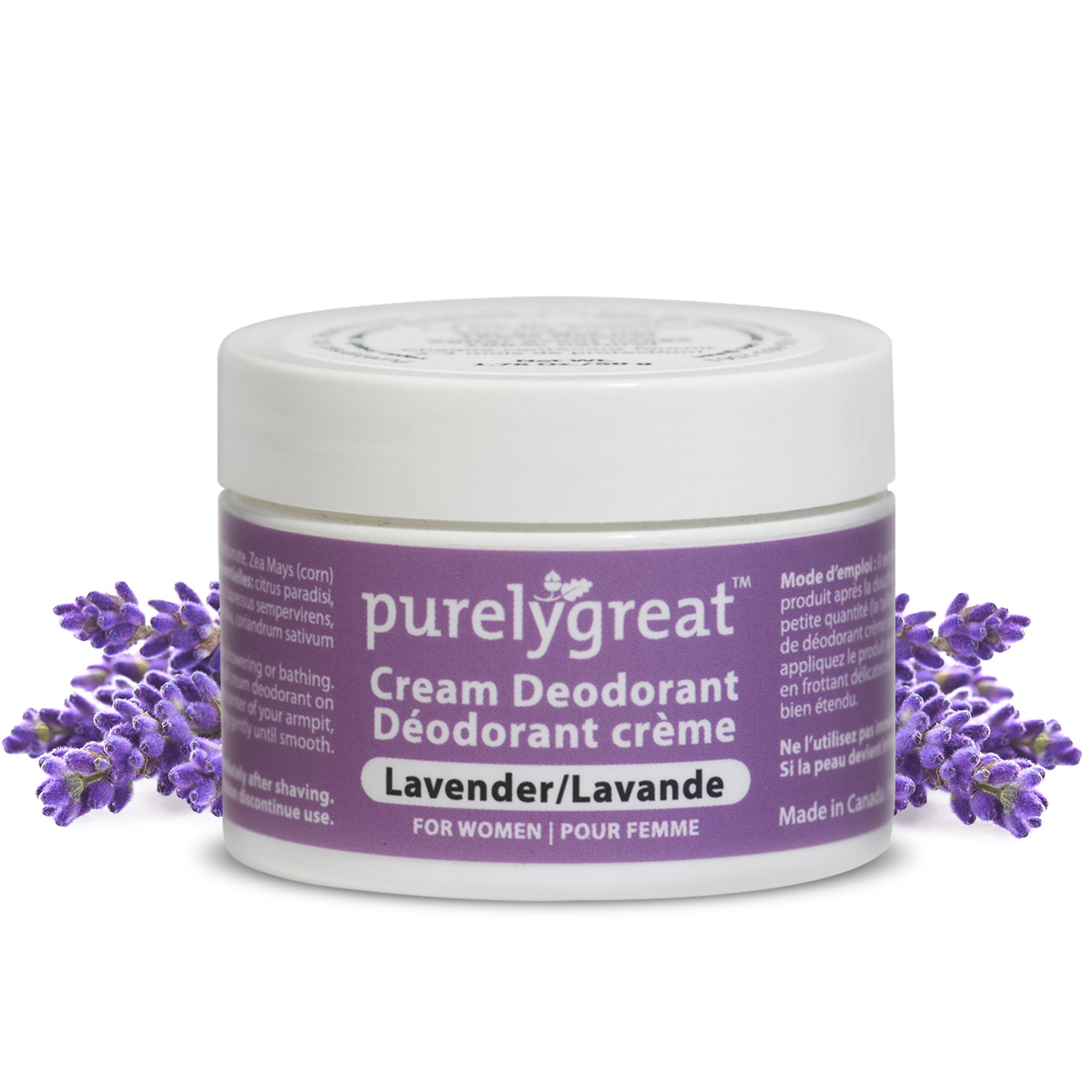 Lavender Cream Deodorant for Women